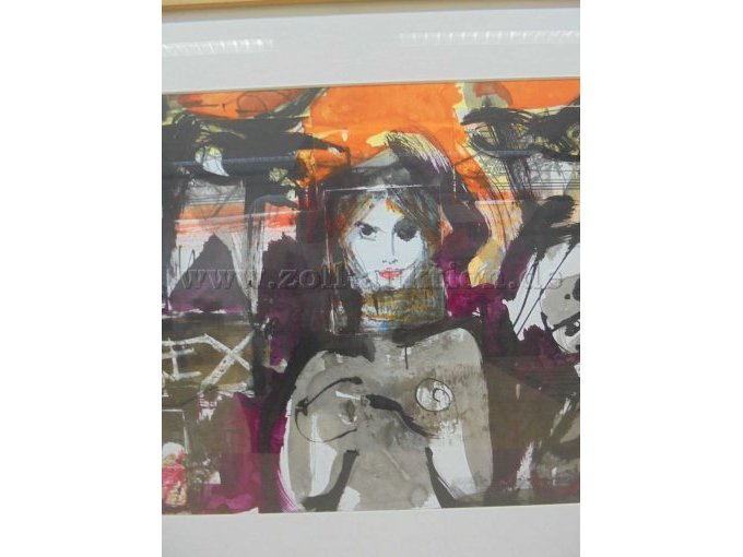 1 gouache en aquarel op karton van de kunstenaar Reinhard Womacka – foto 2 – kavel bij Zoll-Auktion, Potsdam