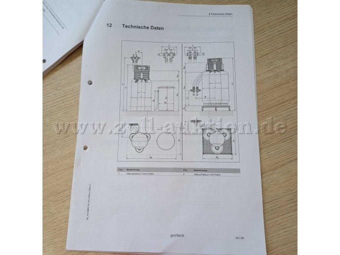 Technische Daten Seite 63 Betriebsanleitung