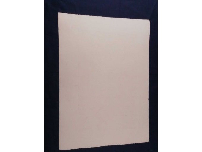 Rückansicht Bild "kleines und großes Weib", ausgefranste Ränder rundum