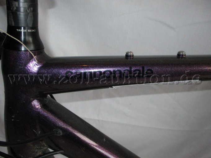 Teilansicht Rahmen mit Herstellerbezeichnung