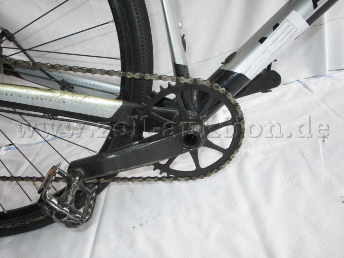 Ansicht Kettenblatt mit Pedal