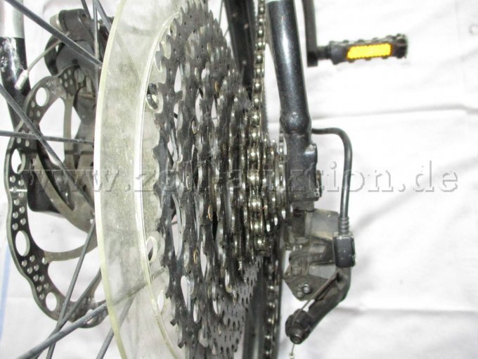 Ansicht Zahnkränze am Hinterrad