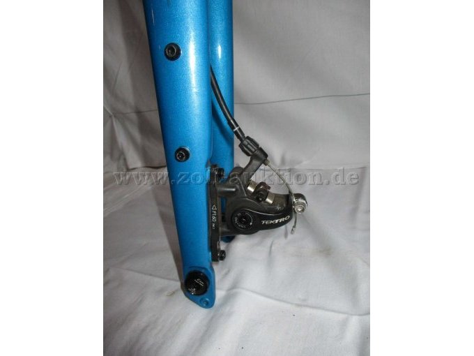 Teilansicht Vorderradgabel mit Tektro Bremsblock