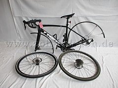 Vollansicht Gravelbike Trek Domane 2 28 Zoll in Teilen
