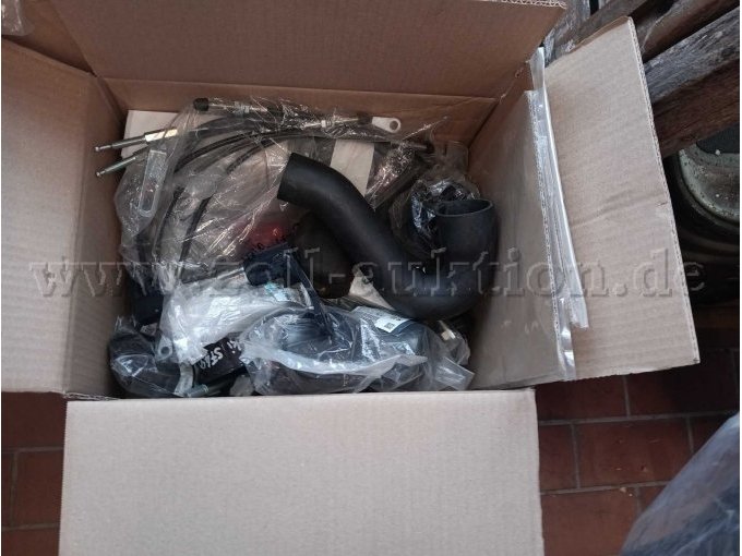 Wasserschlauch und Seilzüge