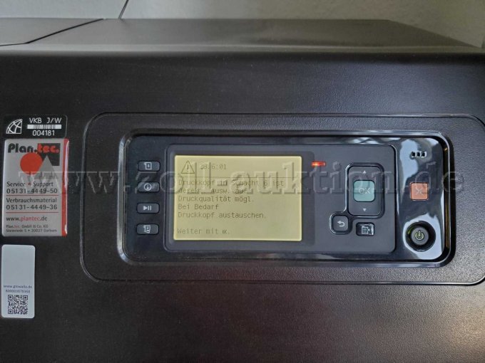 1 Großformat-Drucker A0, HP DesignJet T 7200, 107cm – foto 6 – kavel bij Zoll-Auktion, Delmenhorst