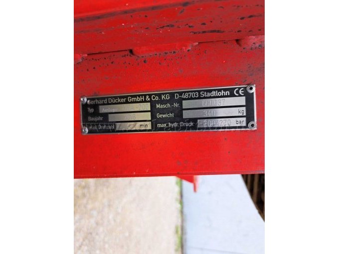 Typenschild Ausleger