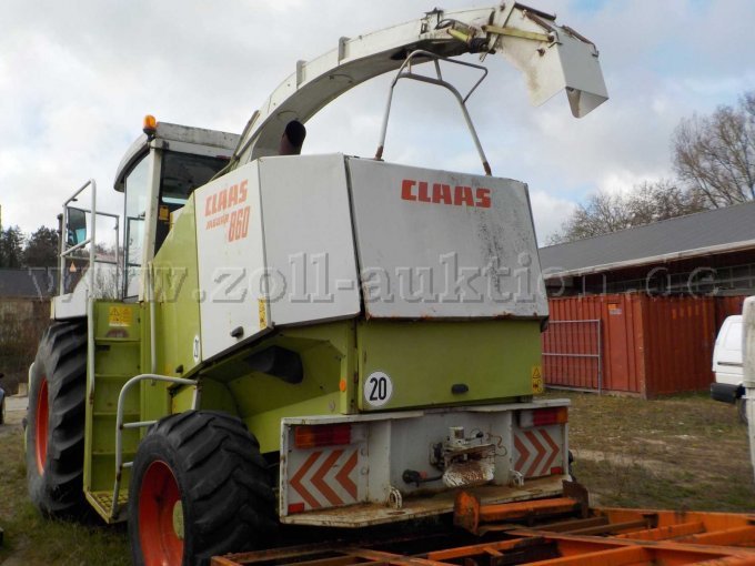 Heckansicht Häcksler