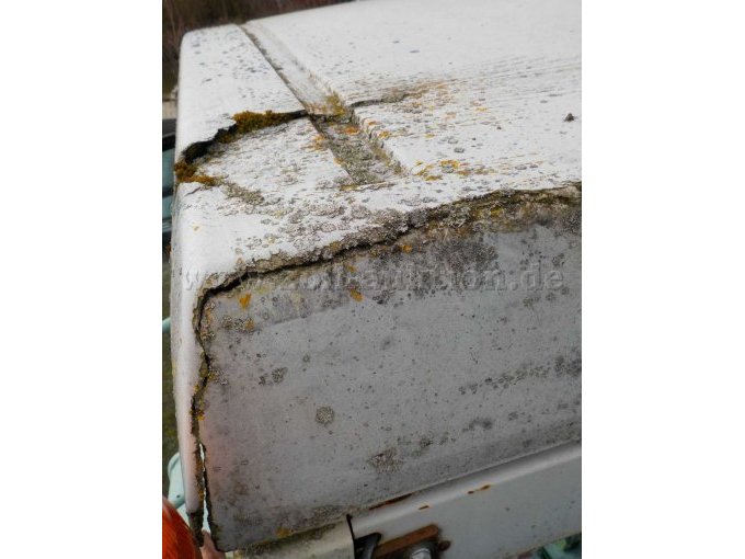 Detailbild Schäden an Dachverkleidung