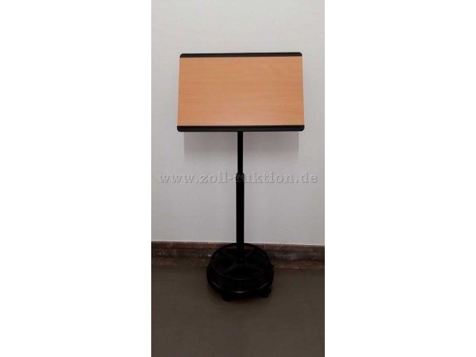 Gesamtansicht Vorderseite -höchste Einstellung - schrägste Plattenstellung