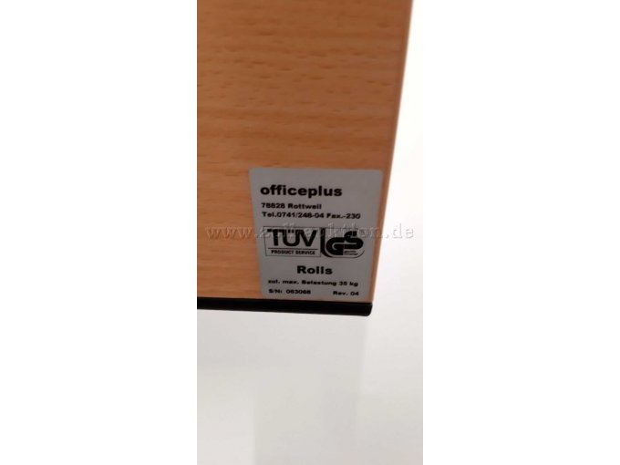 Herstelleraufkleber - TÜV und GS Zeichen