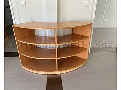 Viertelkreis-Schrank Front