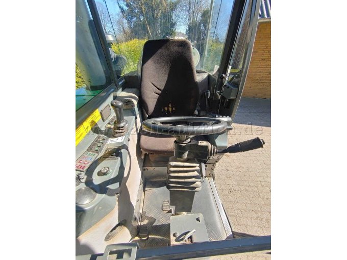 Blick auf Fahrerplatz