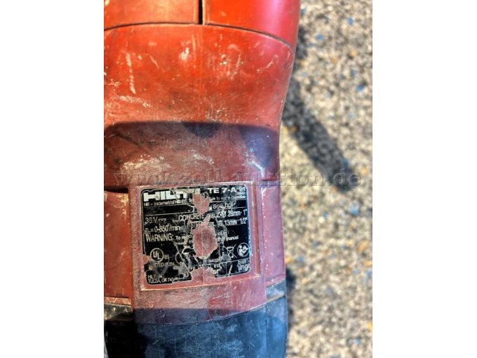 Hilti TE 7-A / Typenschild