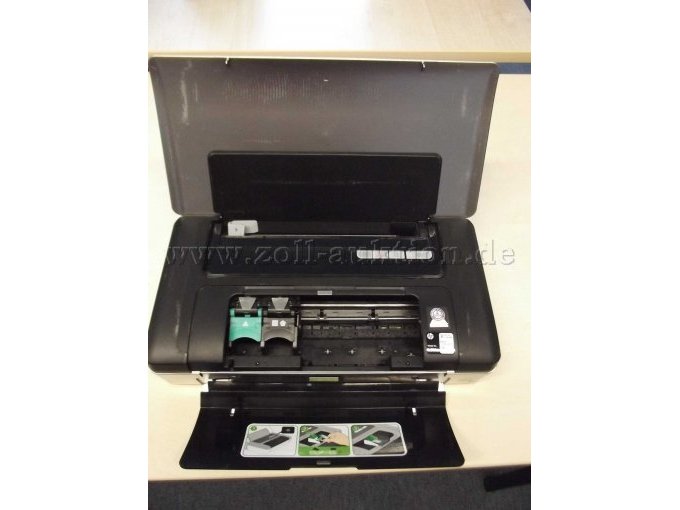 Mobildrucker geöffnet