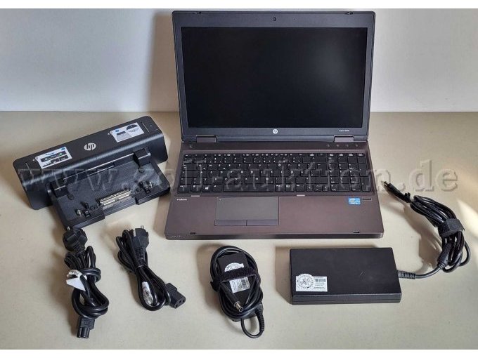 1 HP ProBook 6570b Notebook 15,6 Zoll (39,62 cm) mit HP Docking Station – kavel bij Zoll-Auktion, Memmingen