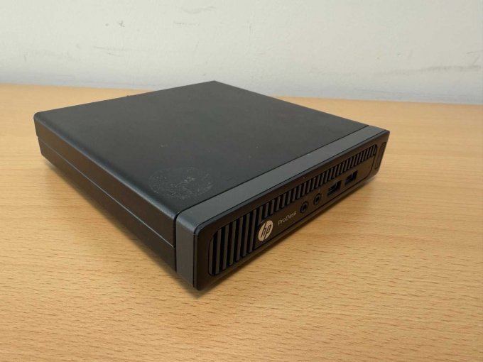 HP ProDesk 400 G1 Desktop-Mini PC 
Ansicht von vorne