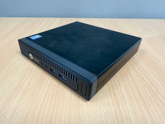 HP ProDesk 400 G1 GM Desktop-Mini PC 
Vorderseite
