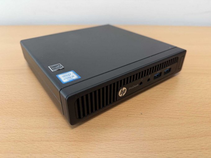 HP ProDesk 400 G2 Desktop-Mini PC 
Ansicht von vorne