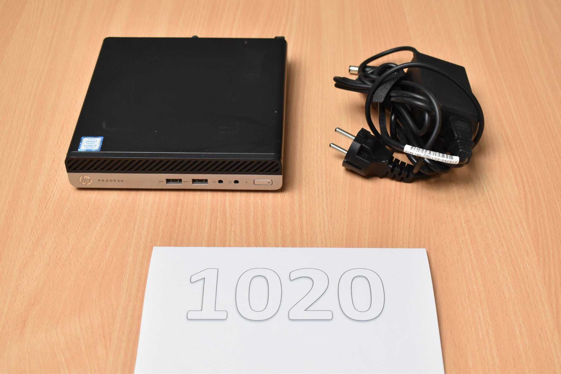 1 HP ProDesk 400 G3 desktop mini PC