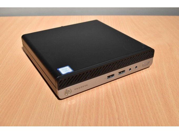 HP ProDesk 400 G3 Desktop-Mini PC
Ansicht von vorne