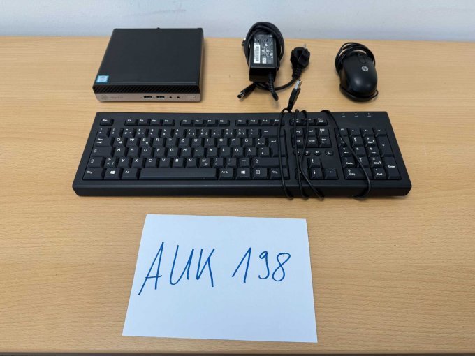 HP ProDesk 400 G3 Desktop-Mini PC – 1QM55ES mit gesamten Zubehör