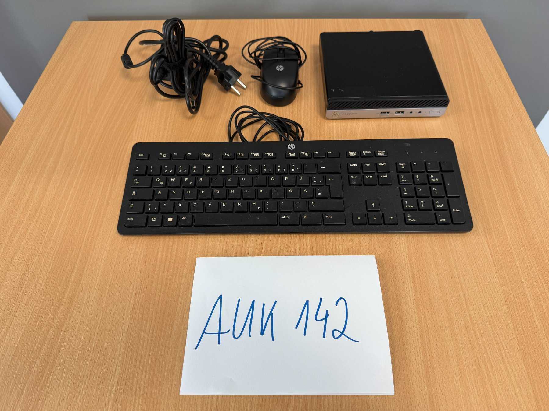 HP ProDesk 400 G3 Desktop-Mini PC – 1QM55ES mit Netzteil, Tastatur und Maus