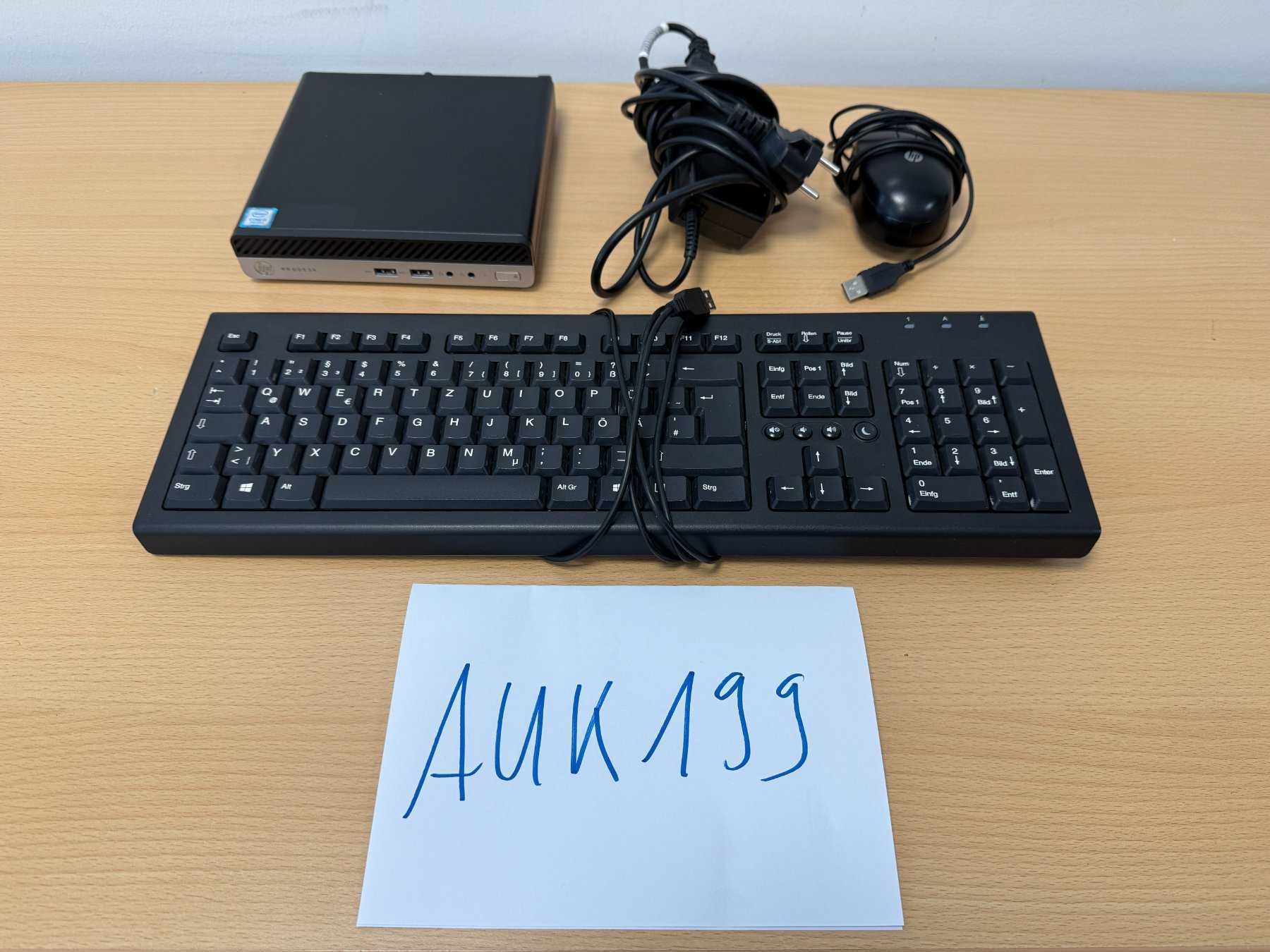 HP ProDesk 400 G3 Desktop-Mini PC – 1QM55ES mit gesamten Zubehör