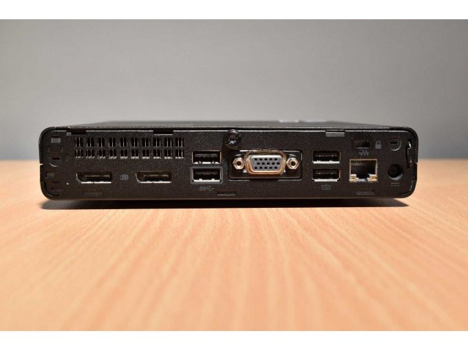 HP ProDesk 400 G4 Desktop-Mini PC
Ansicht der Anschlüsse