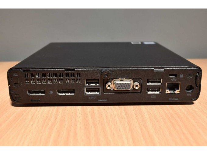 HP ProDesk 400 G4 Desktop-Mini PC
Ansicht der Anschlüsse