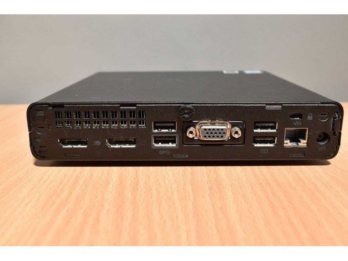 HP ProDesk 400 G4 Desktop-Mini PC
Ansicht der Anschlüsse