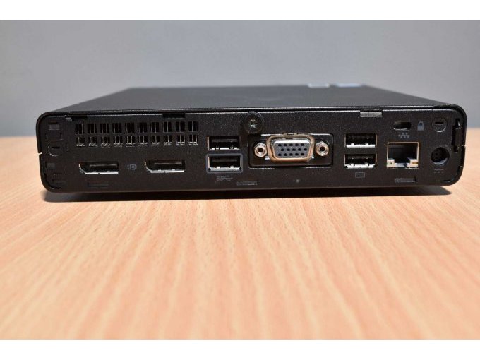 HP ProDesk 400 G4 Desktop-Mini PC
Ansicht der Anschlüsse