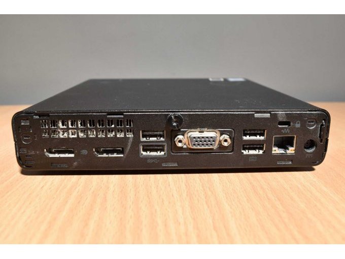 HP ProDesk 400 G4 Desktop-Mini PC
Rückansicht der Anschlüsse