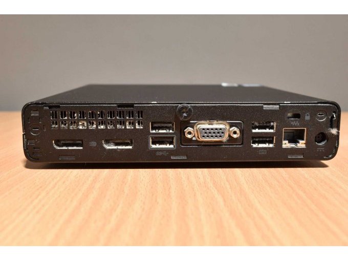 HP ProDesk 400 G4 Desktop-Mini PC
Ansicht der Anschlüsse