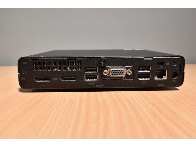 HP ProDesk 400 G4 Desktop-Mini PC
Ansicht der Anschlüsse