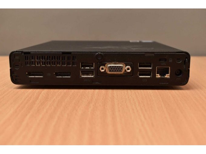 HP ProDesk 400 G4 Desktop-Mini PC
Ansicht der Anschlüsse