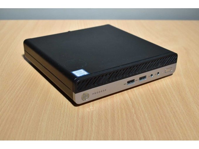 HP ProDesk 400 G5 Desktop-Mini PC
Ansicht von vorne