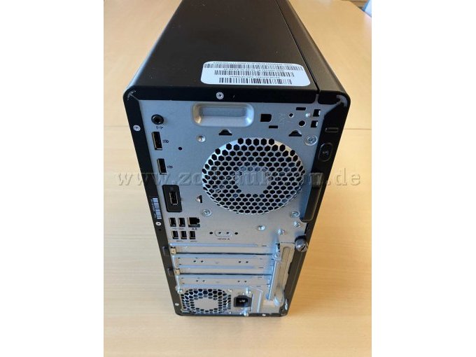 Computer rückwärtige Ansicht