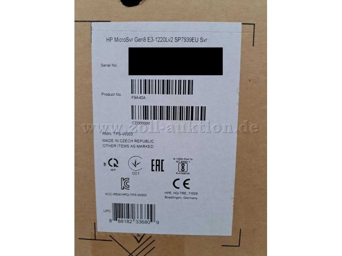 Verpackung Label