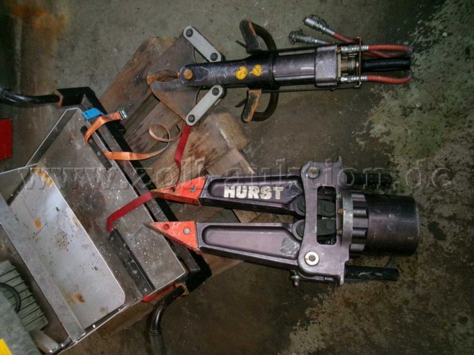 Schere und Spreitzer mit TS Schlitten