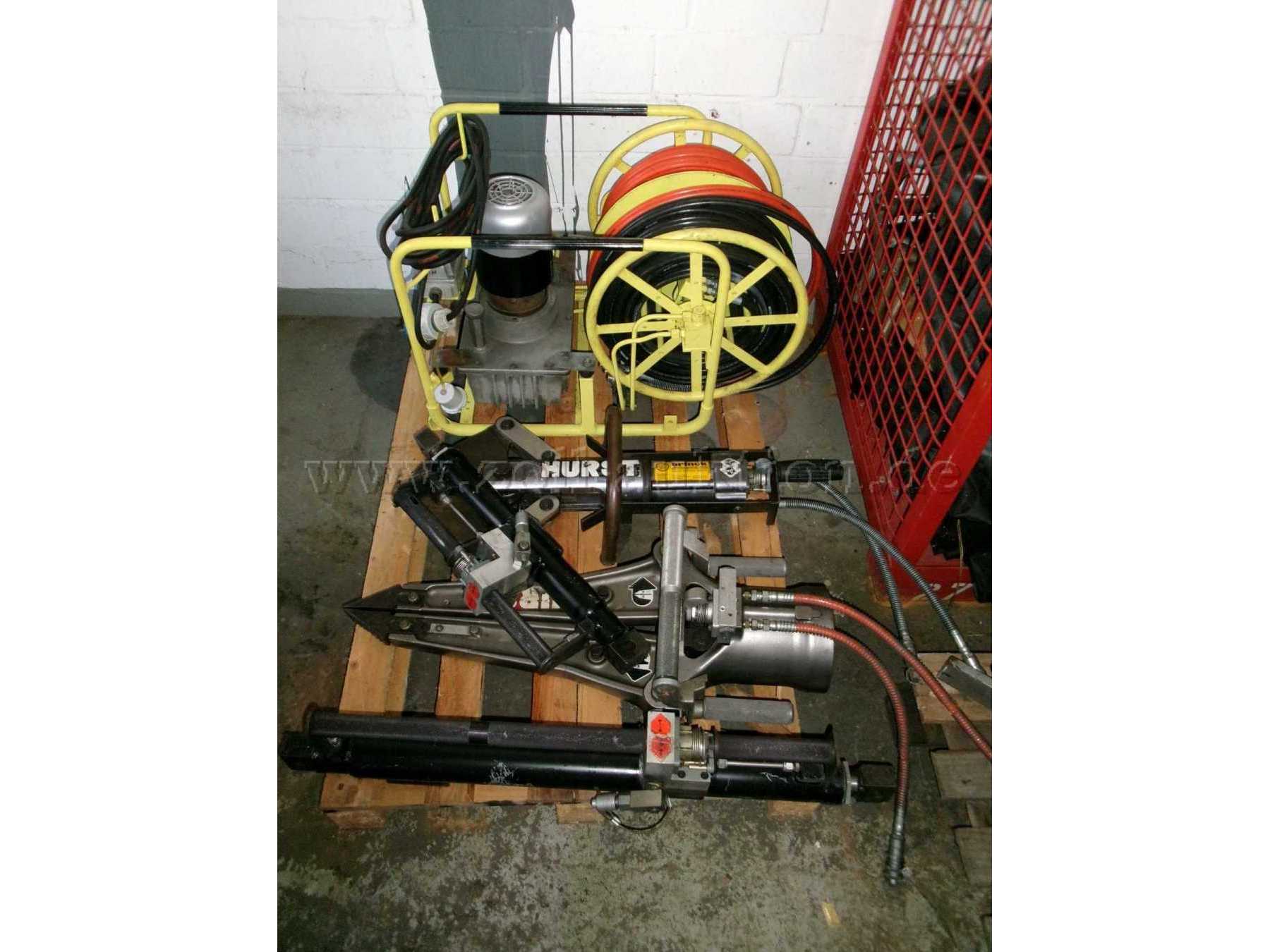 Schere,Spreitzer,Rettungszylinder,Aggregat,Schlauchleitungen