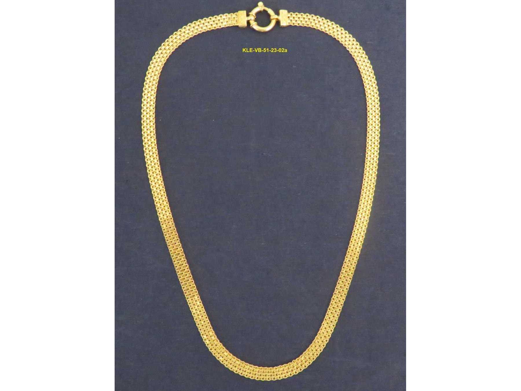 Halskette, 750er, gelbgold