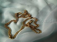 Halskette aus 585er Gold, Länge 61 cm