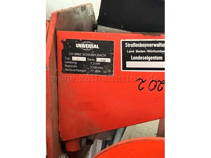 Typenschild Mähwerk