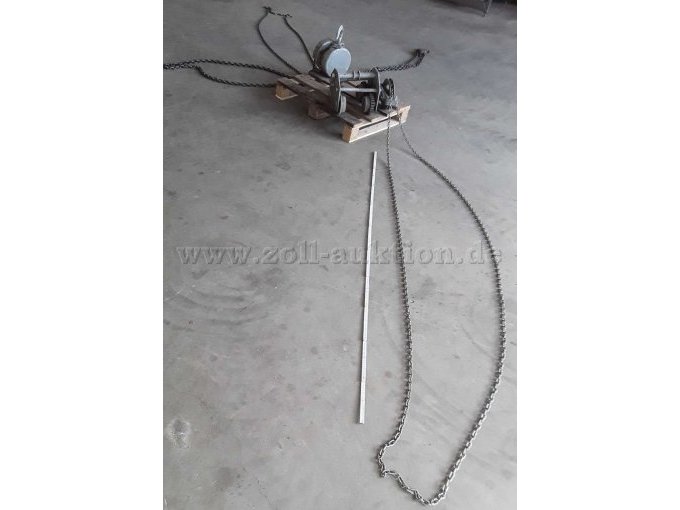 1 handkettingtakel / kettingtakel 2,5 t van YALE, incl. loopkat/frame – foto 8 – kavel bij Zoll-Auktion, Northeim