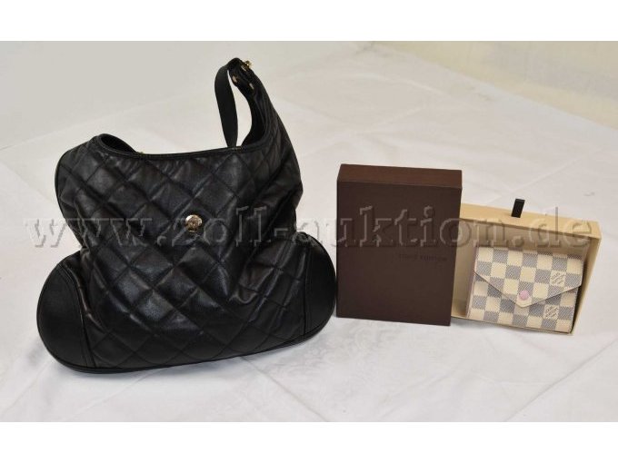 1 Handtasche „Burberry“ und 1 Geldbörse „Louis Vuitton“