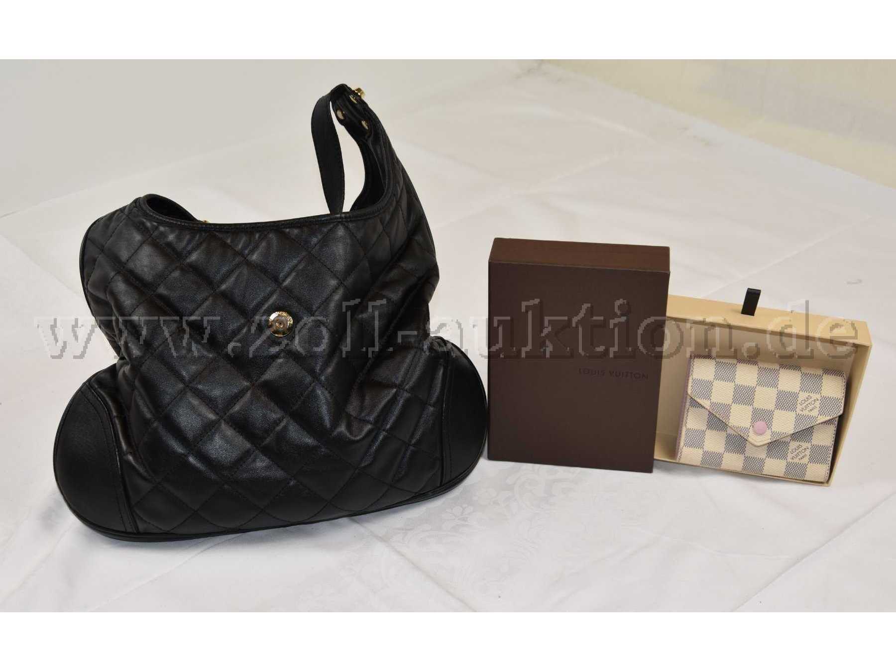 1 Handtasche „Burberry“ und 1 Geldbörse „Louis Vuitton“