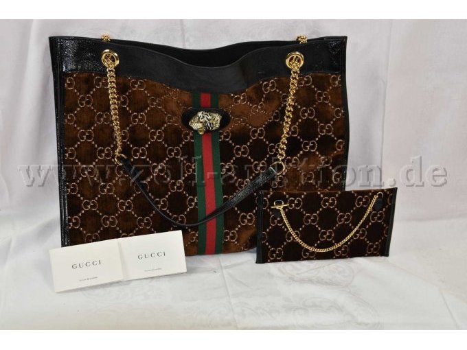 Handtasche „Gucci“ Modell: GG Rajah Tote Bag large mit Pochette