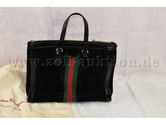 1 Handtasche „Gucci“ Modell: Ophidia Boston Bag - Rückansicht
