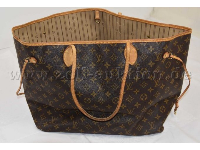 1 Handtasche „Louis Vuitton“ Modell: Neverfull GM - Seitenansicht-